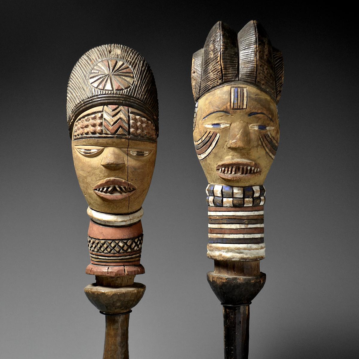 PAIR OF KUYU HEADDRESSES