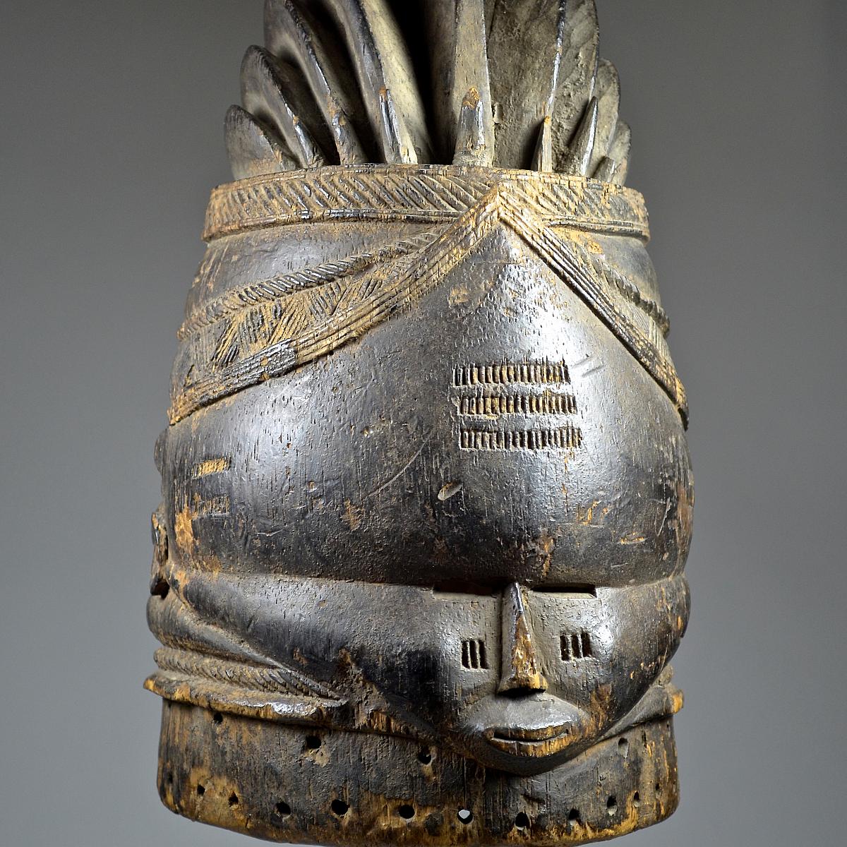 MENDE BUNDU 'SANDE SOCIETY' SOWEI MASK