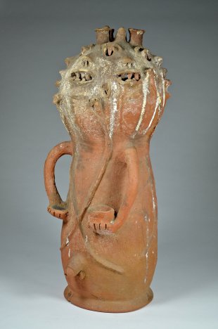 EWE, AJA, or FON TERRACOTTA SHRINE FIGURE