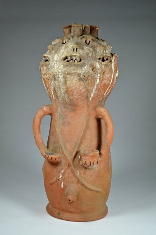EWE, AJA, or FON TERRACOTTA SHRINE FIGURE