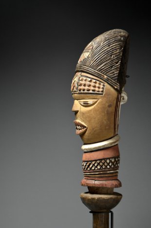 PAIR OF KUYU HEADDRESSES