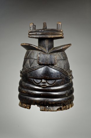 Sowei mask 'Bundu' of the Sande Society